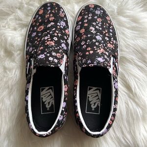 Floral Vans Size 7W